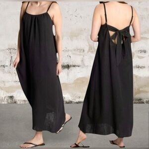 Sol Angeles Black Maxi Dress